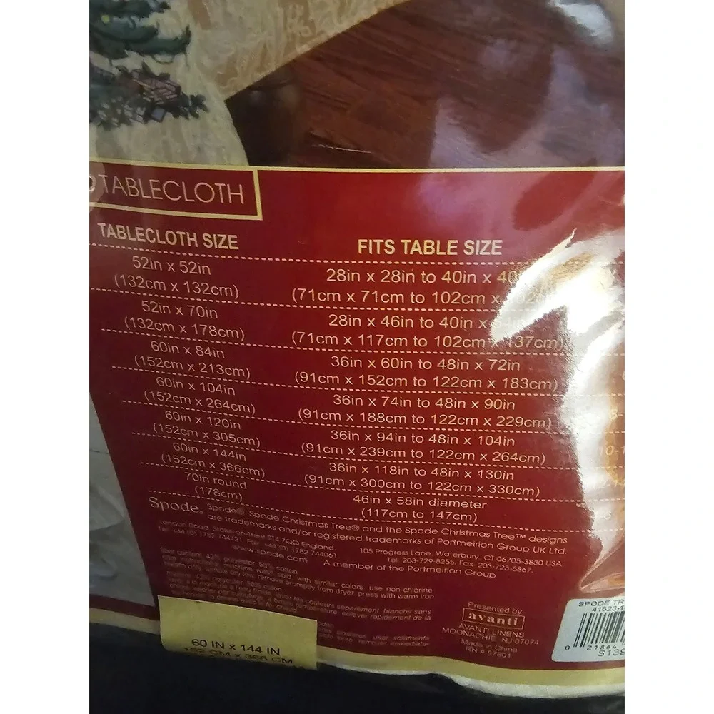 Spode nwt 60x144